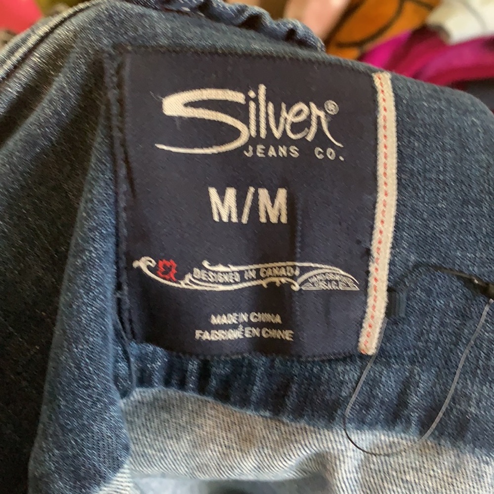 Silver Jean Jacket - Picture 5 of 6